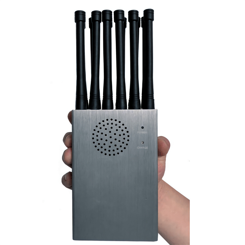 Tragbarer Anti mobilfunk Störsender G12 mit robustem Aluminiumgehäuse für mobile Anwendungen