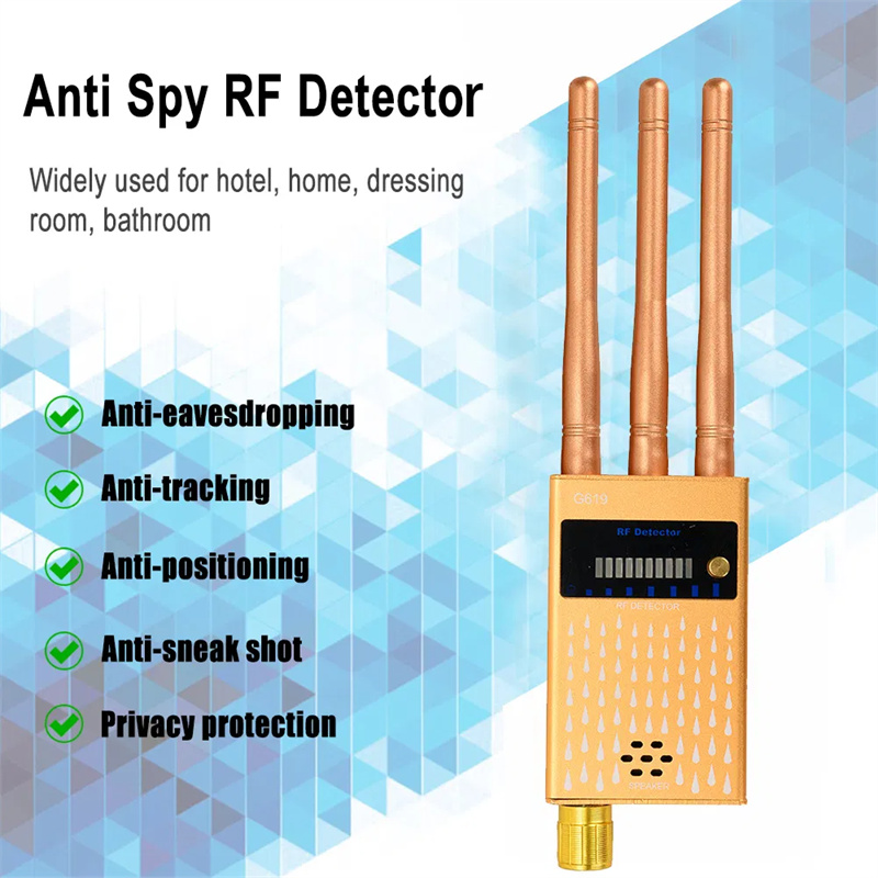 Anti Spy Detector zur Erkennung von versteckten Kameras, GPS Trackern und drahtlosen Mikrofonen