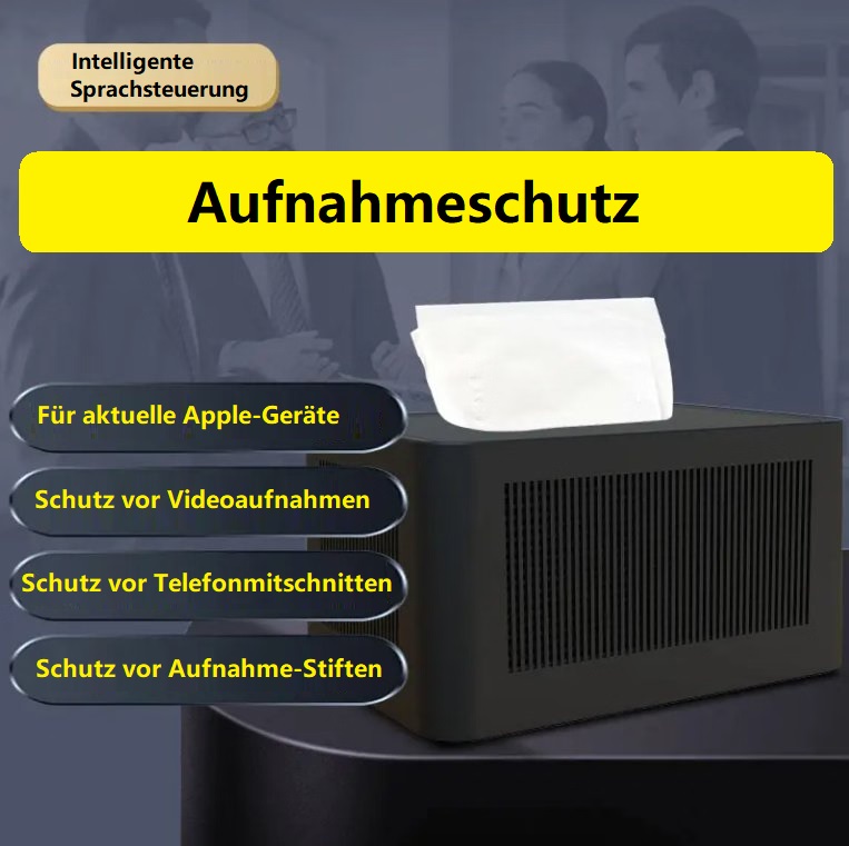 Anti Aufnahmeu Blocker gegen Abhörgeräte