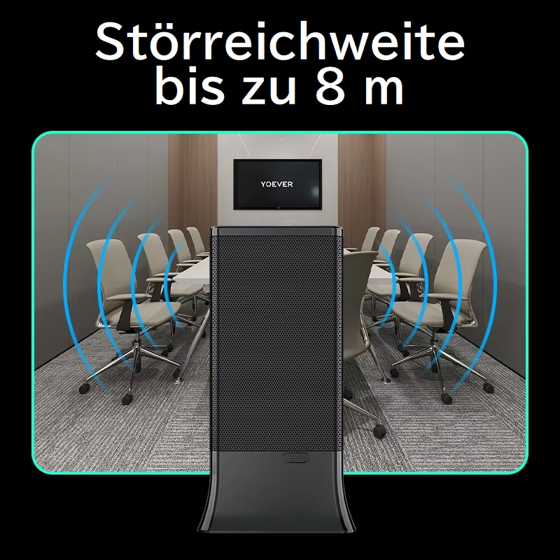 Tragbarer Audio Jammer Störreichweite bis zu 8 M