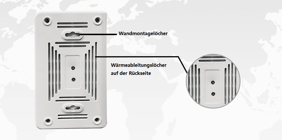 GPS Tracker Störsender Befestigungslöcher und Wärmeableitungssystem