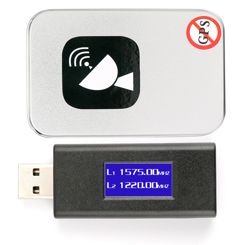 Kompakter J-G7 Dualband GPS GLONASS Störsender mit USB Anschluss und LCD-Display