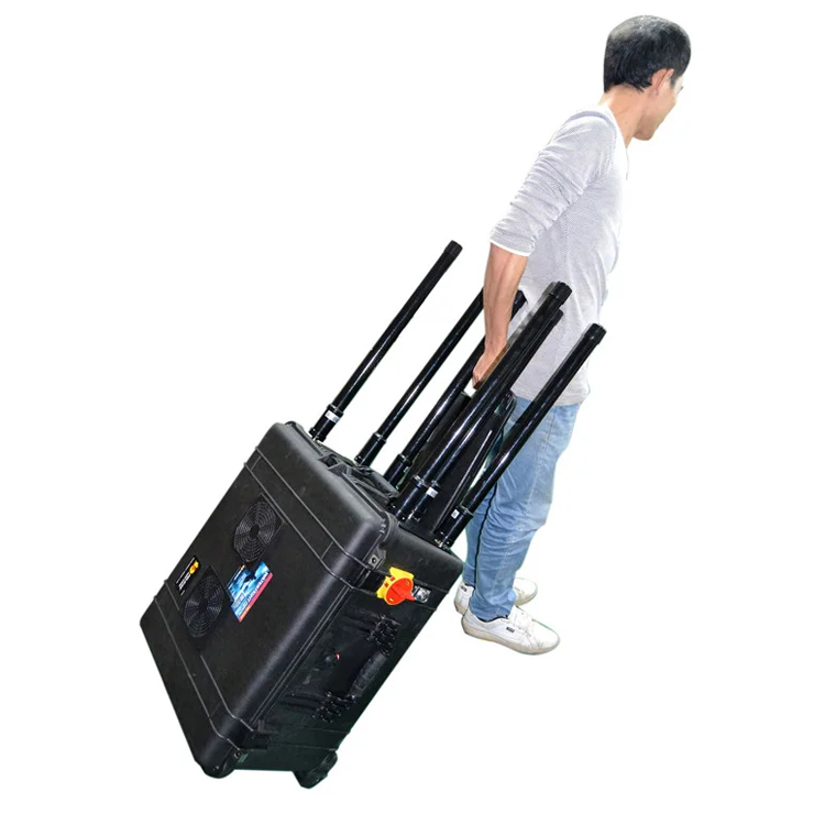 300W Hochleistungs GSM Handyblocker im Trolley-Koffer