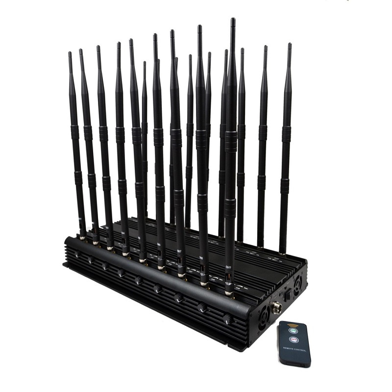 18 Kanal Desktop Störsender mit individuell konfigurierbar