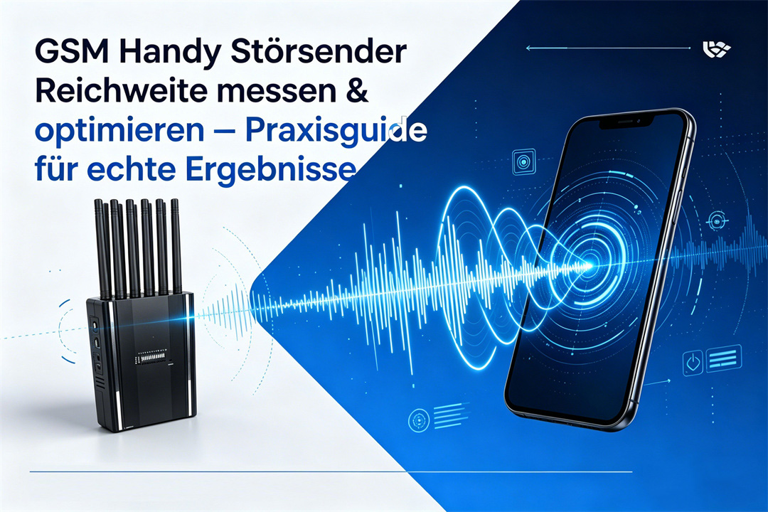GSM Signal Jammer Reichweite messen & optimieren