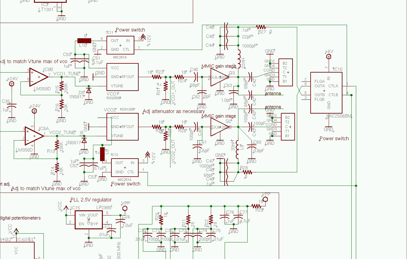 Schaltplan des GPS Jammer