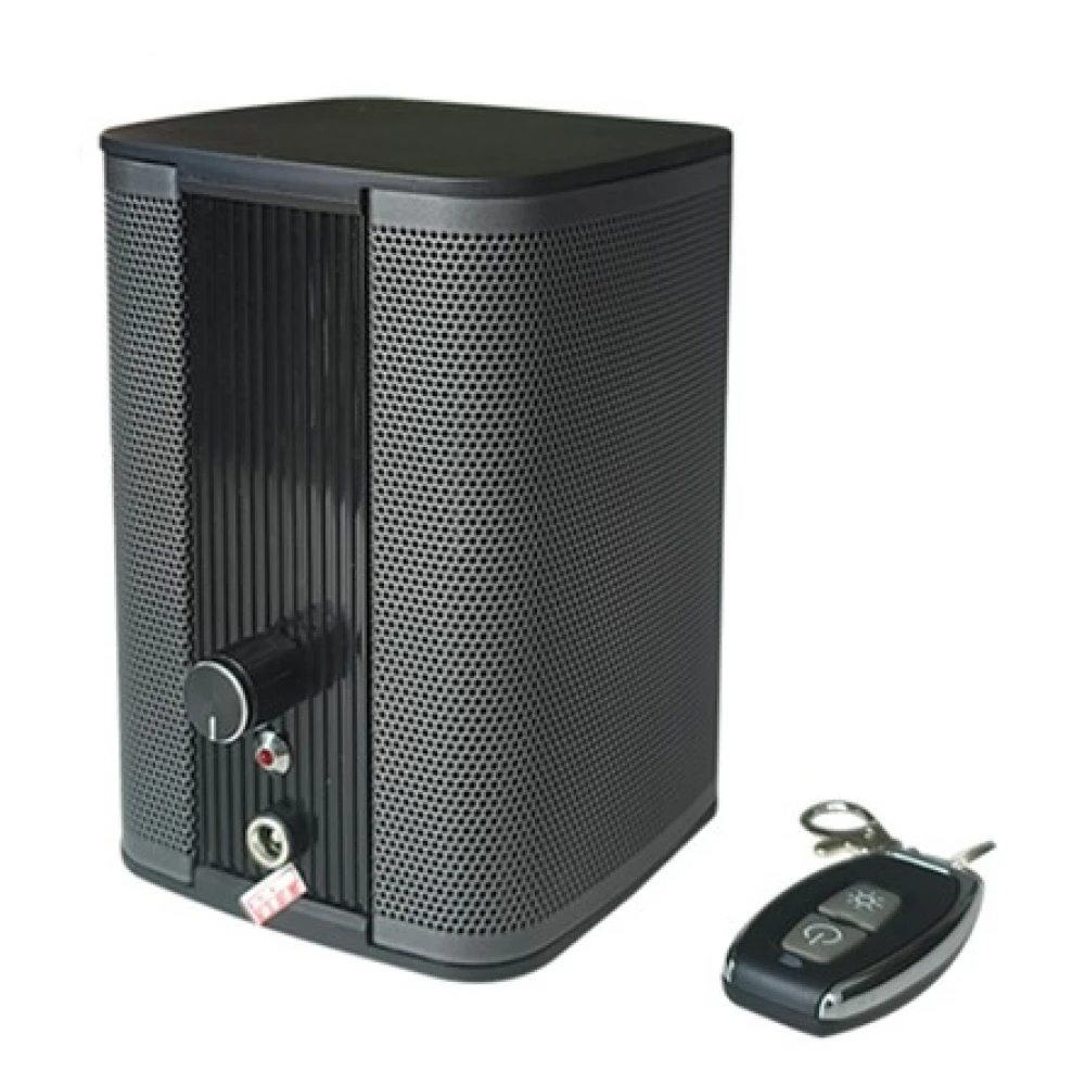 Voice recorder jammer with wireless remote control and adjustable power control