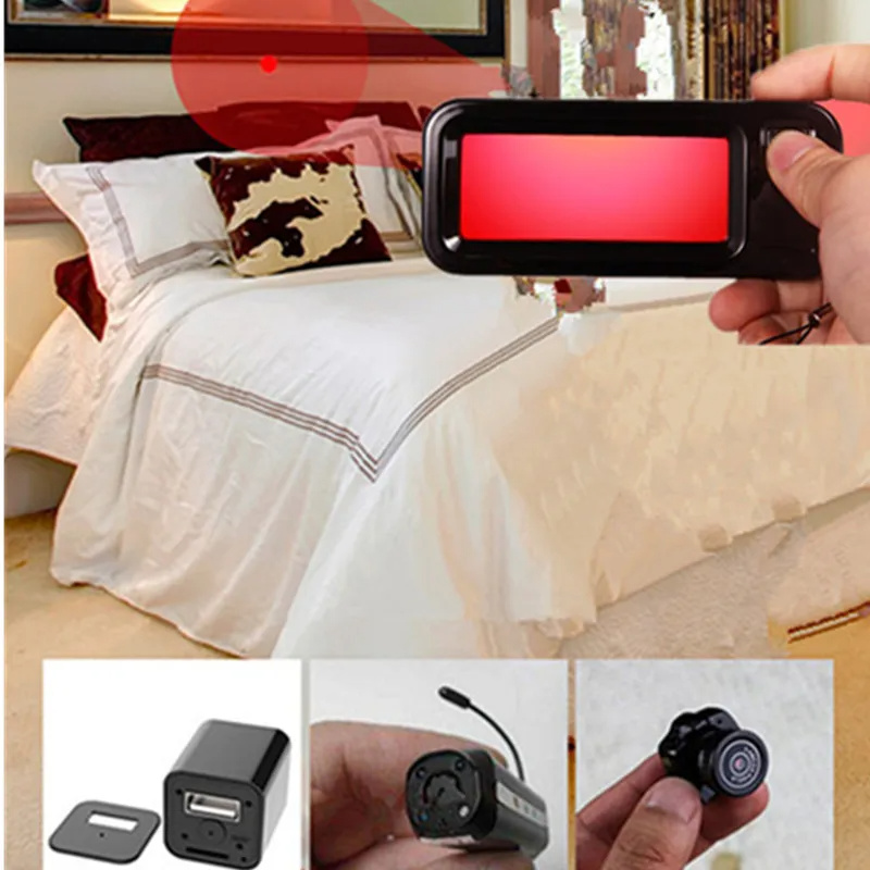 Rechargeable camera detector with long battery life