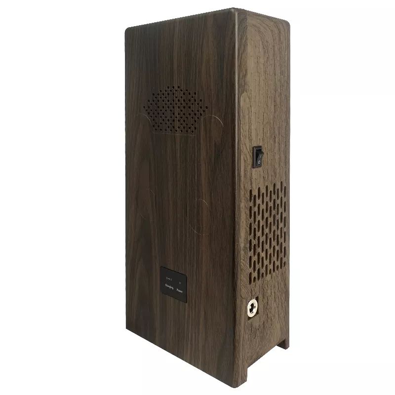 Wood Grain speaker-like portable signal jammer