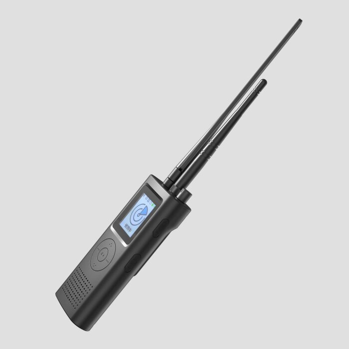 Portable RF scanner for 600MHz-6.2GHz signal monitoring