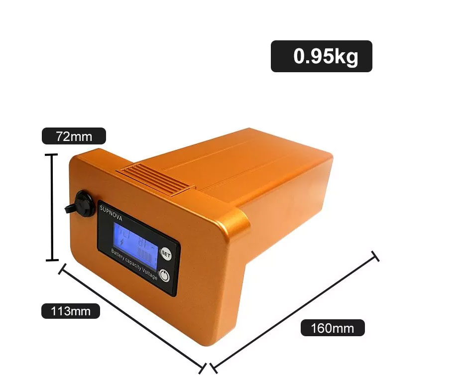 Professional 6 bands blocking device Hot-Swappable Battery with LCD Display