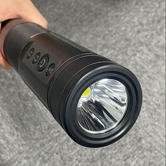 Quadcopter UAV killer with built-in tactical flashlight