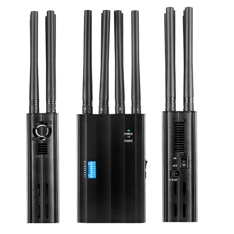 6 bands portable jammer with independent switches