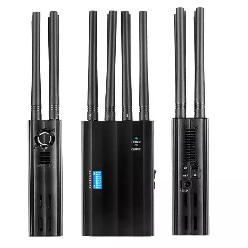 Multi-band GSM 4G Buletooth GPS Lojack jammer handheld device