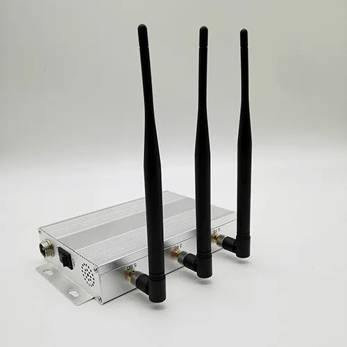 WiFi 2.4GHz 5.2GHz and 5.8GHz blockers with cooling vents and main switch design
