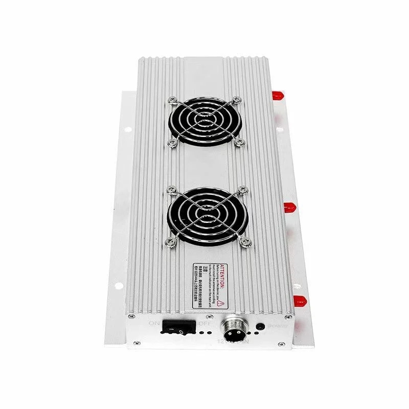 Network blockers with dual cooling fans and aluminum heat sink design