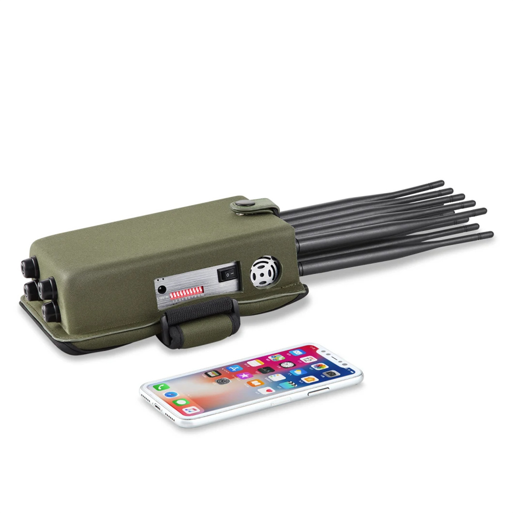internet blocker device in silver with 25-meter effective blocking range illustration