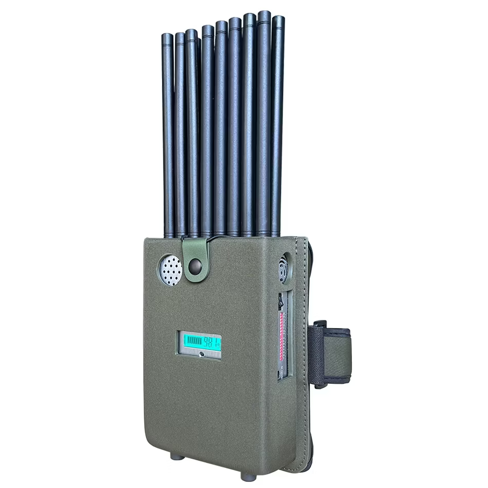 16W Handheld GPS positioning and LoJack signal blocker with LED display