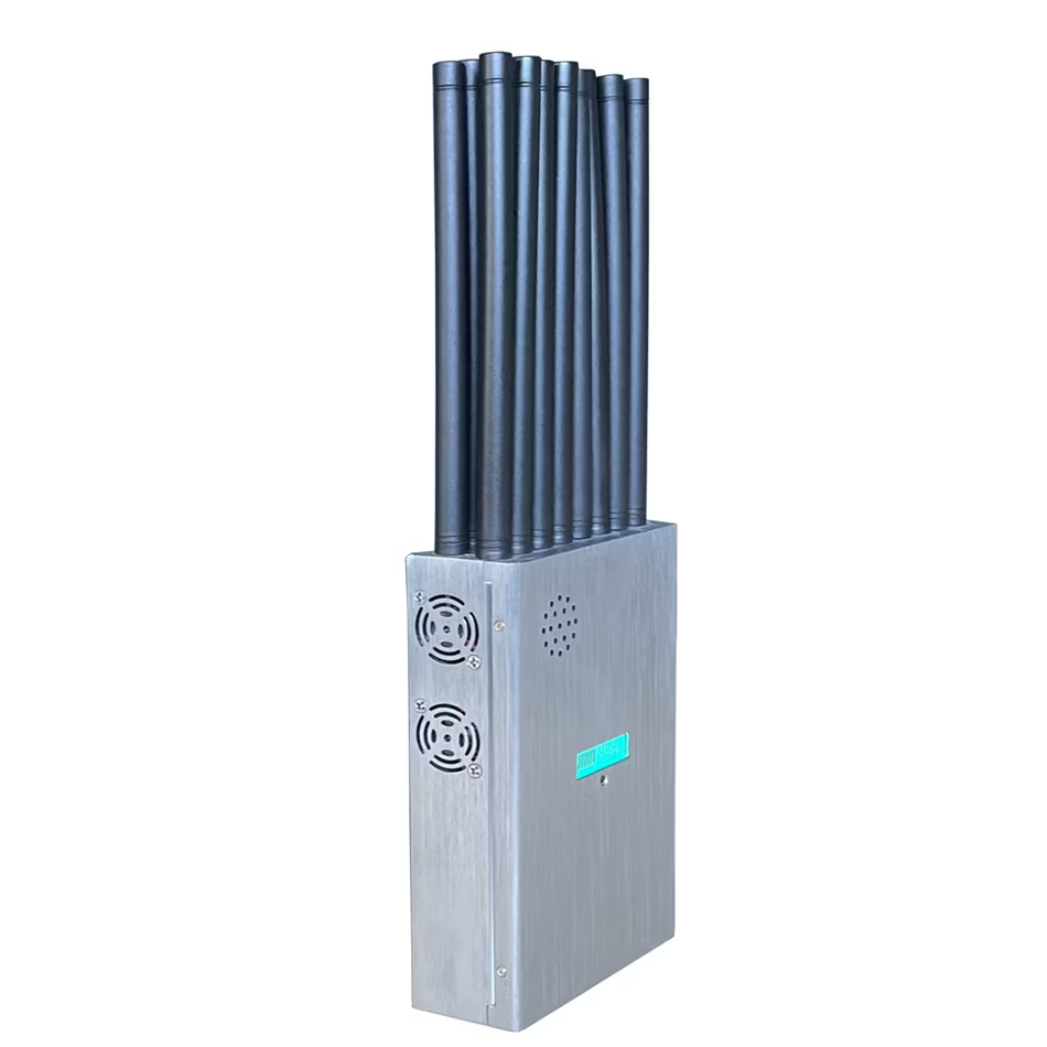 Jamming devices from RC with aluminum alloy housing and cooling fans