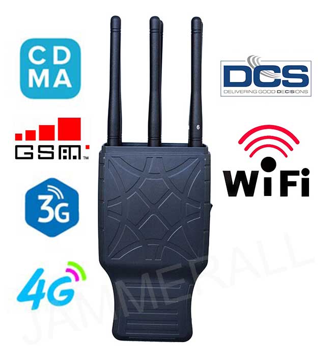 6 Antennas cell phone and wifi jammer