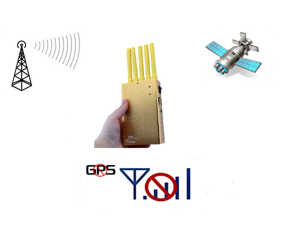 P-5L handheld jamming device with cooling vents