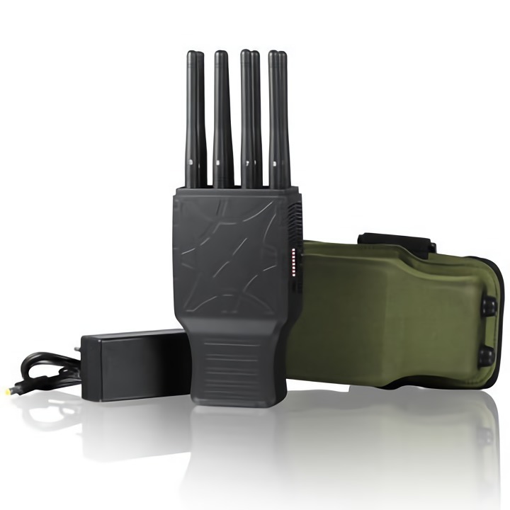 Rechargeable battery powered WiFi 2.4G signal jamming device