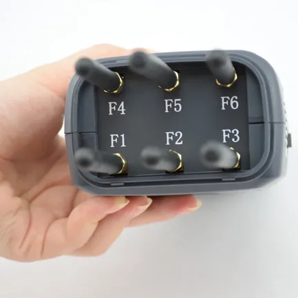 Portable 6 band signal jamming device supporting cellular frequency blocking