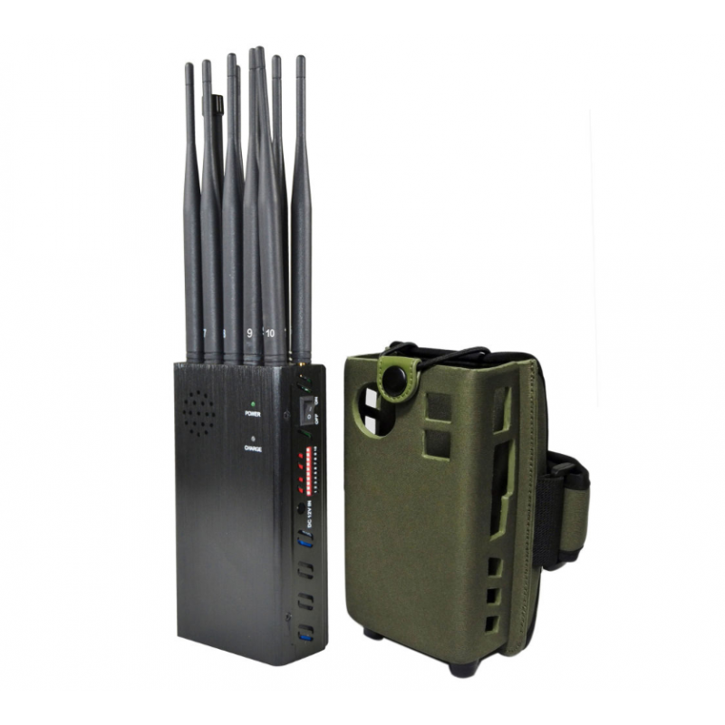 10 Bands portable 5G jammer 10W