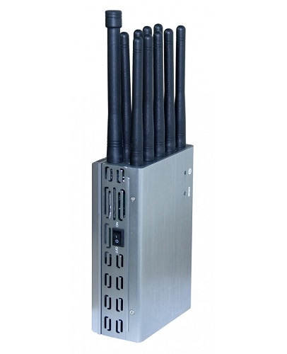 Aluminum alloy portable network blocker chassis with cooling vents