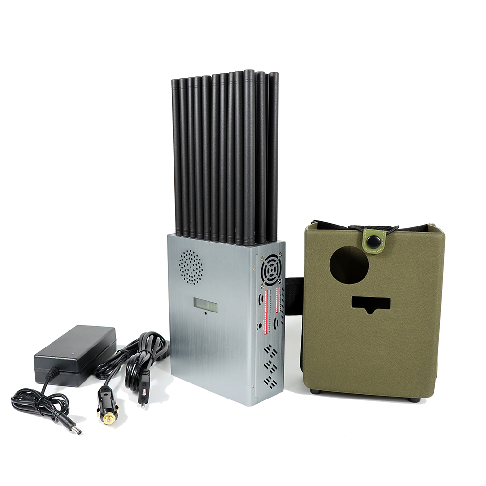 Mobile phone and WiFi hotspot jammer with Nylon Carrying Case