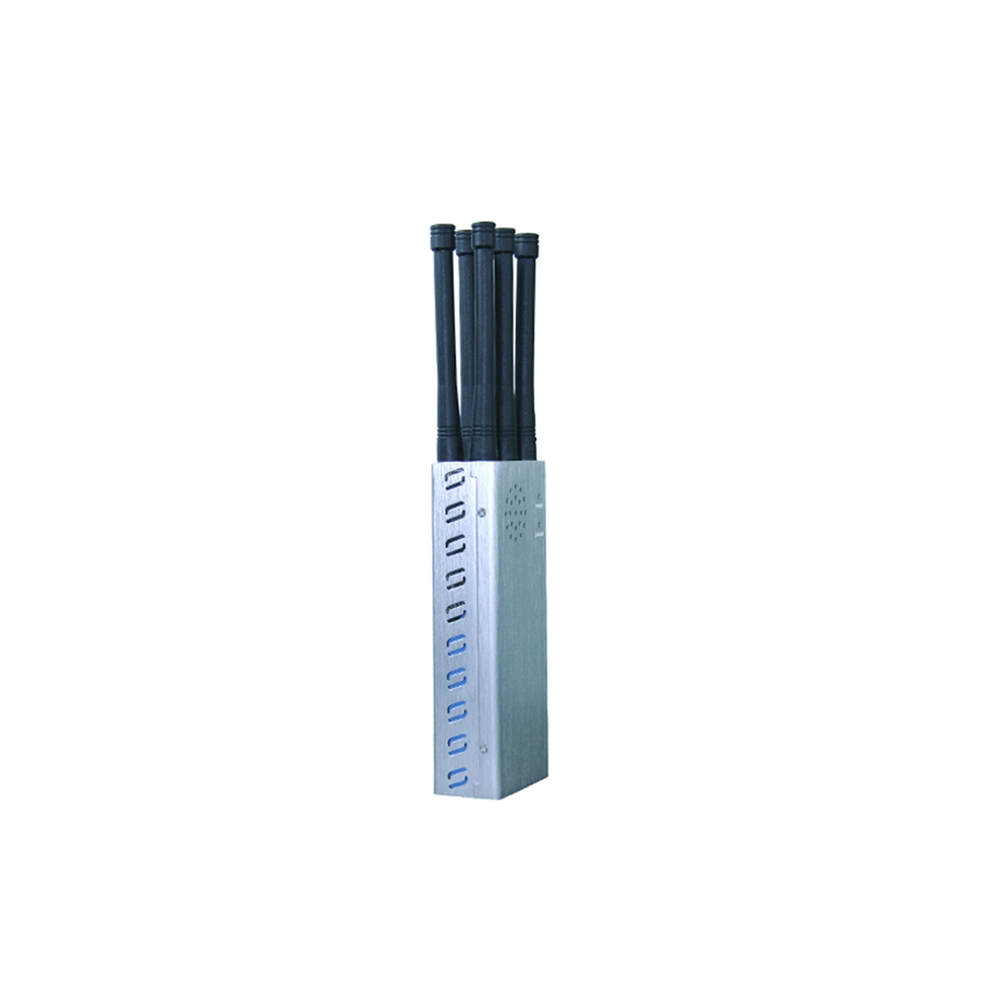 GPS L1 and mobile phone jammer with cooling vents