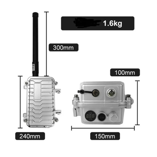 Handheld 840-930MHz signal blocker magnetic antenna base with N-type connector