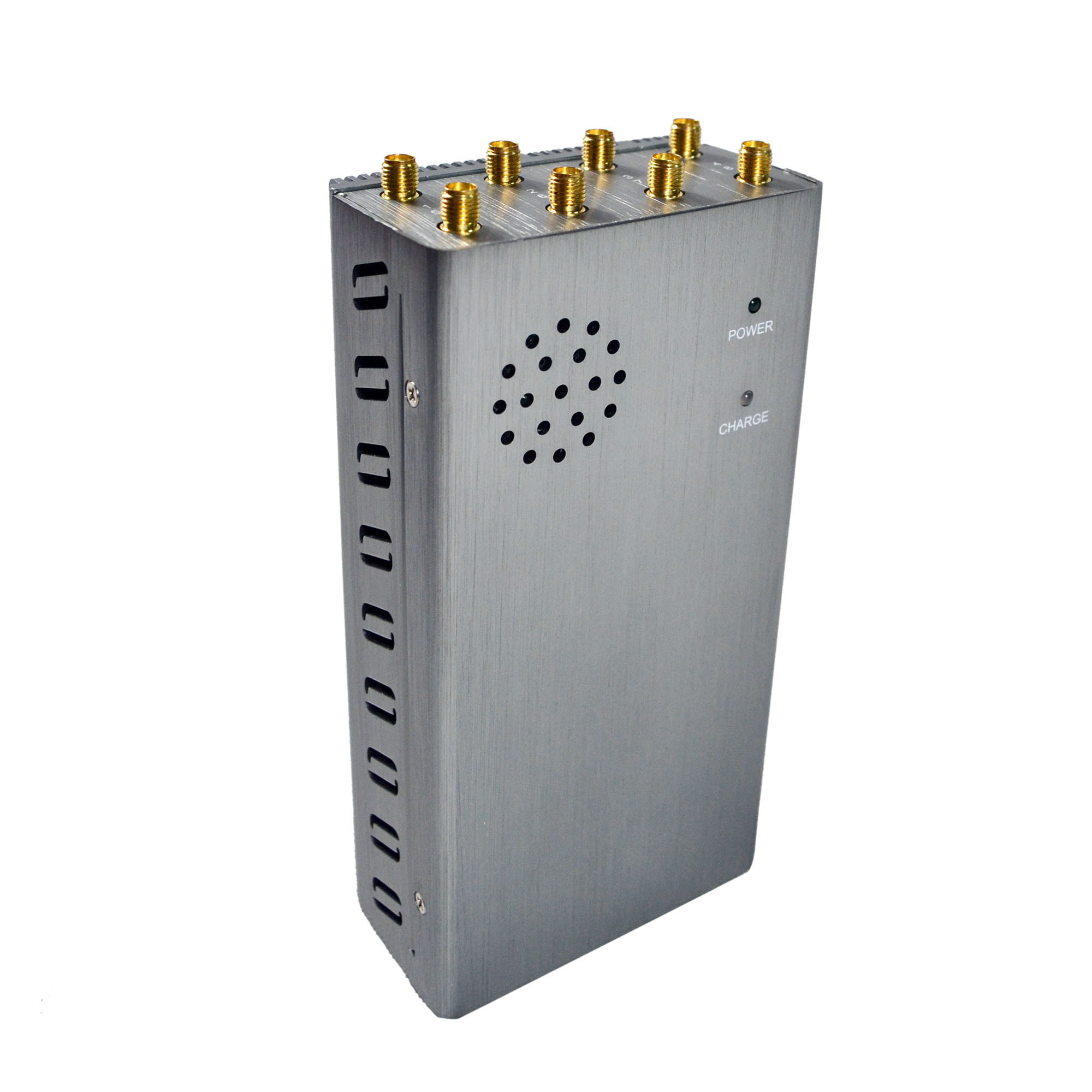 8 antenna GPS scrambler for car with aluminum alloy cooling housing