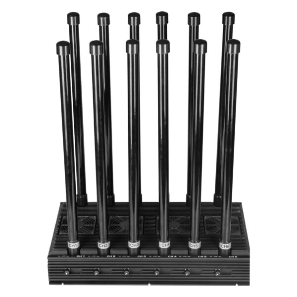 12-channel 5G phone jammer with independent frequency controls