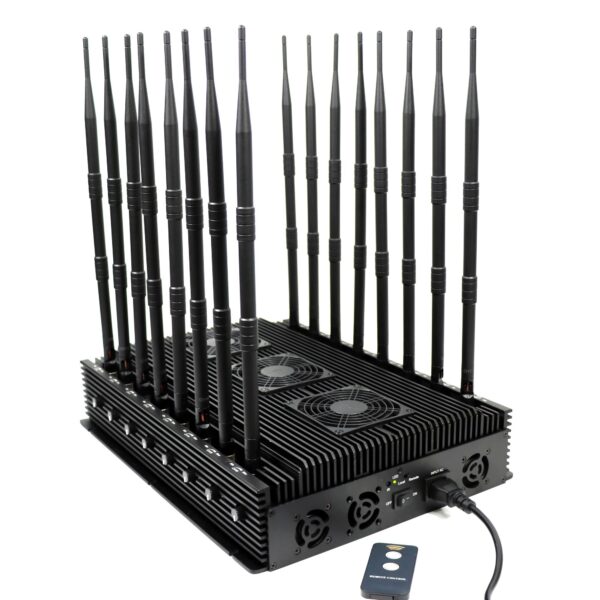 Wireless remote control for GPS WiFi signal jamming device operation