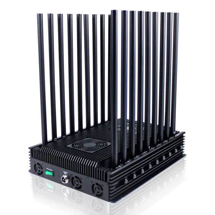 High power jammer with independent frequency band adjustment