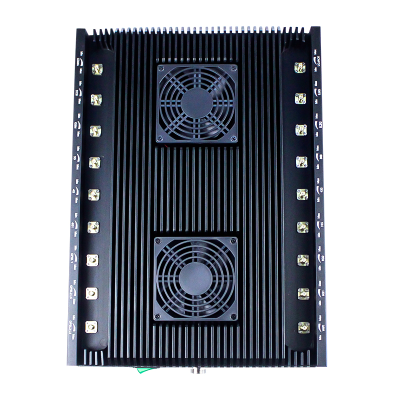 142W 5G Internet jammer with fin style heat sink