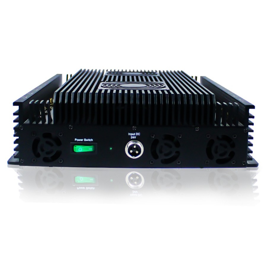 High power GPS scrambling device external antenna system