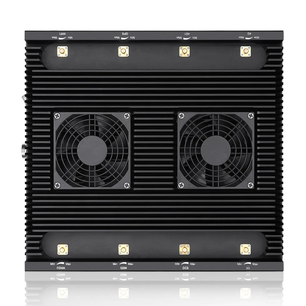 72W 8-channel desktop mobile network jammer