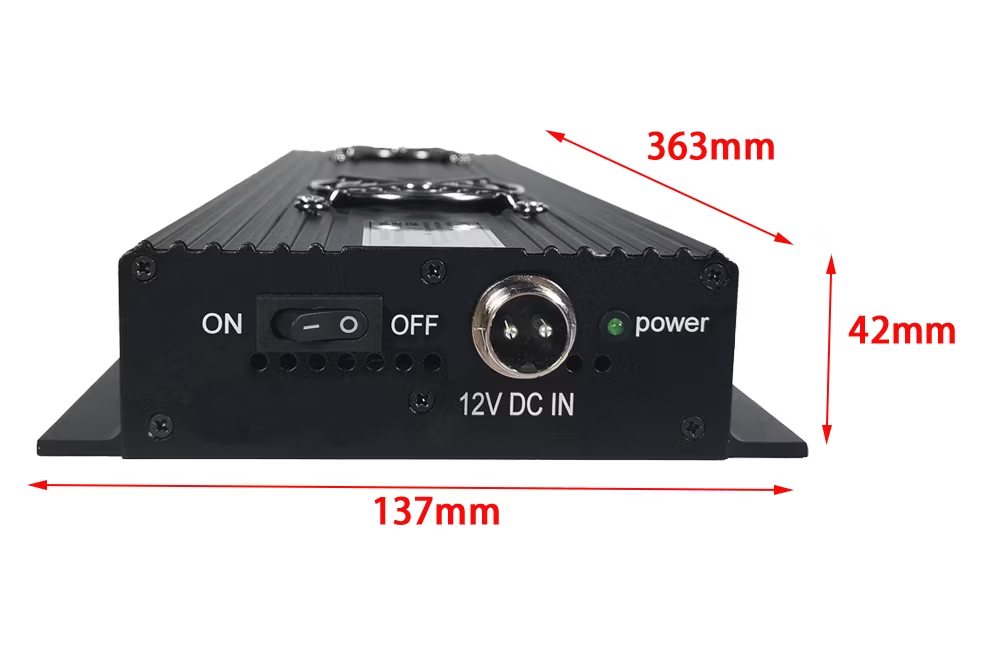 Wireless signal jammer with dual cooling fans and protective covers