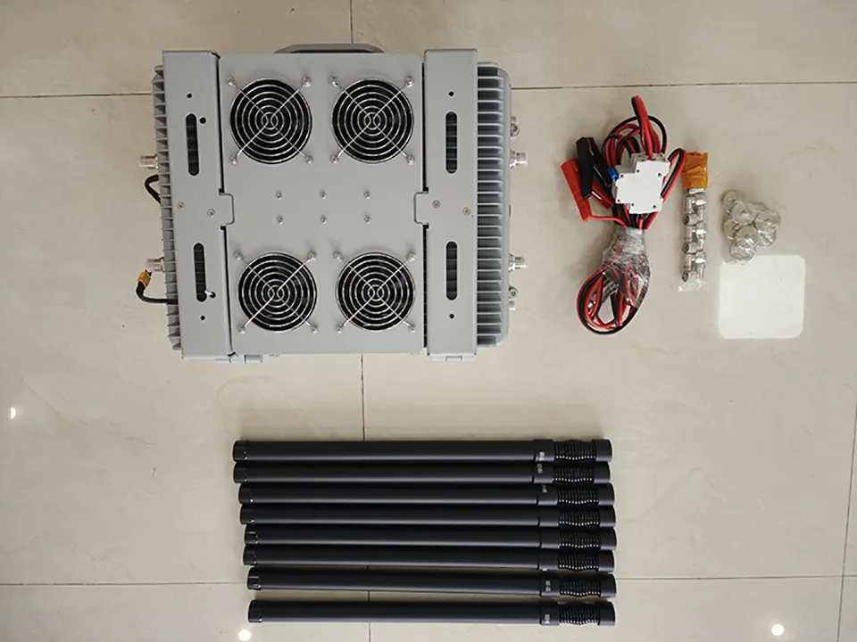 8 band drone jammer supporting 433MHz to 5.8GHz frequencies
