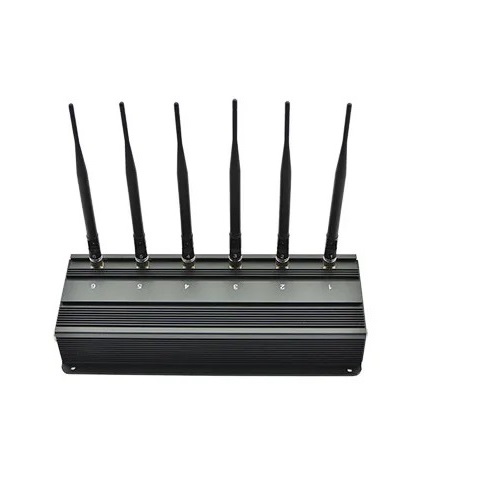 GSM 3G 4G LTE and 2.4GHz WiFi signal jammer device 30m