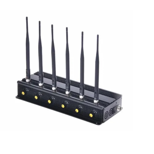 Wireless signal blocker with adjustable power control switches