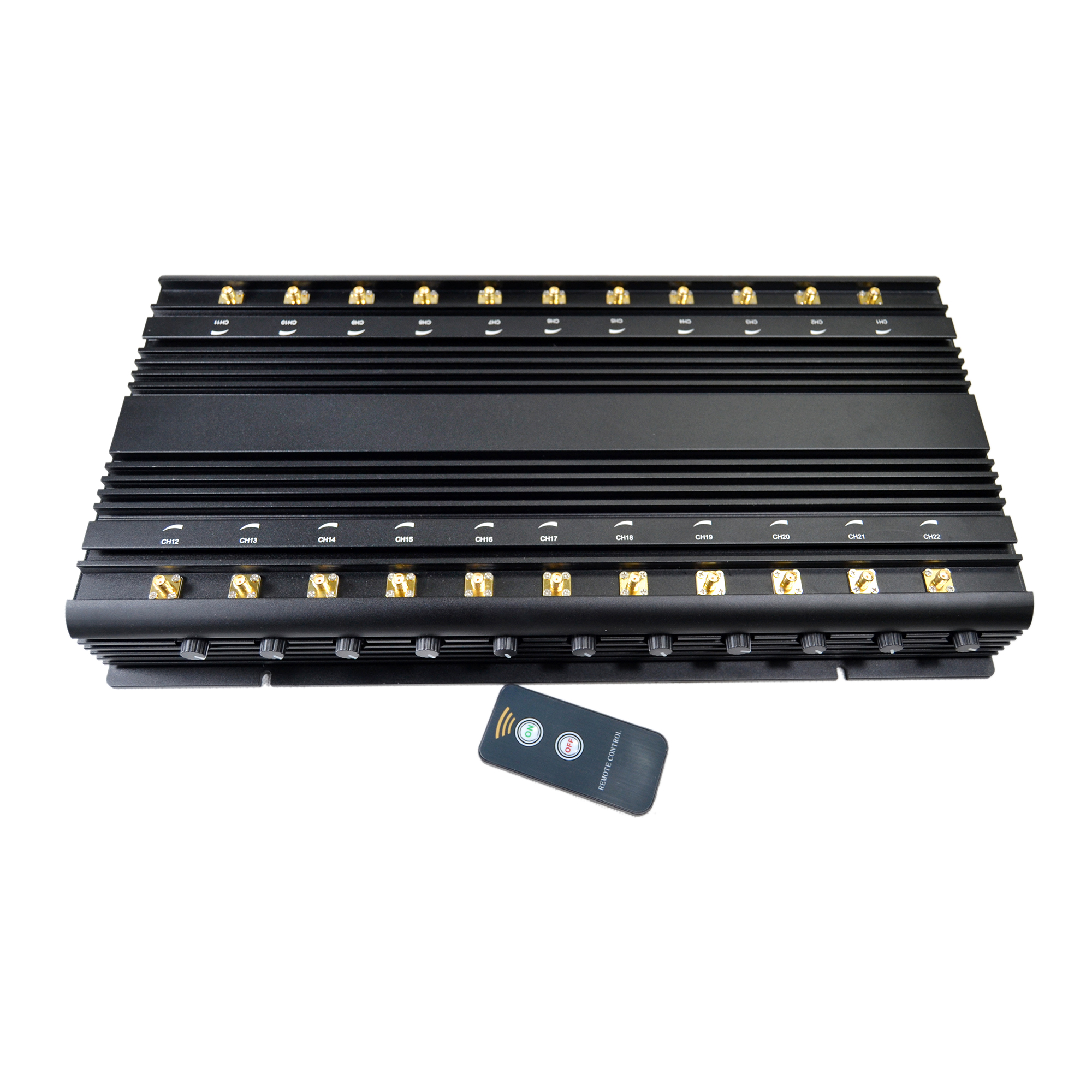 Signal blocking equipment with 5 built-in fans