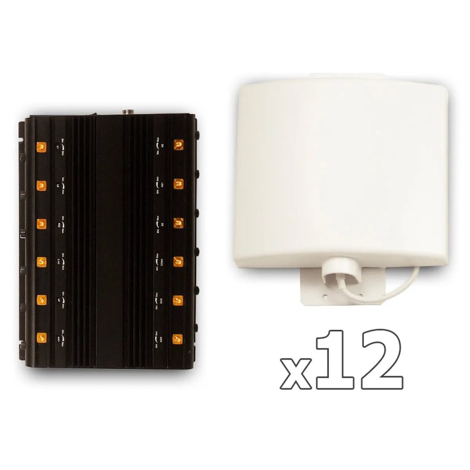 12 antennas wireless signal jammers supporting GSM 3G 4G 5G networks