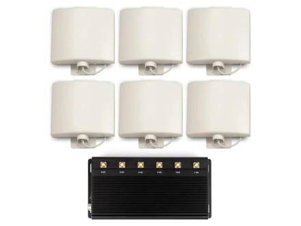 Wireless network jamming device for GSM, 3G, 4G, WiFi and Bluetooth signal blocking