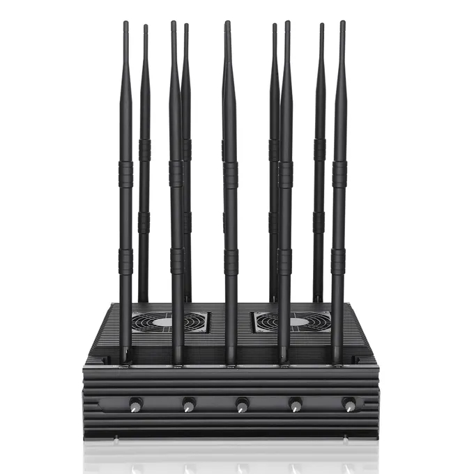 high power 5G WiFi jammer with rotary knob frequency controls