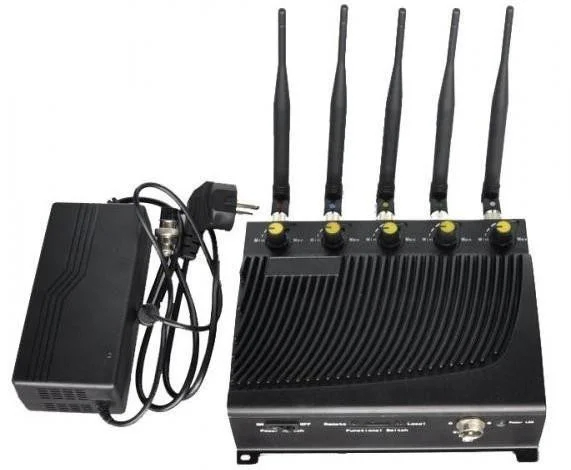 The 'TH-05' jammer runs on an external adapter