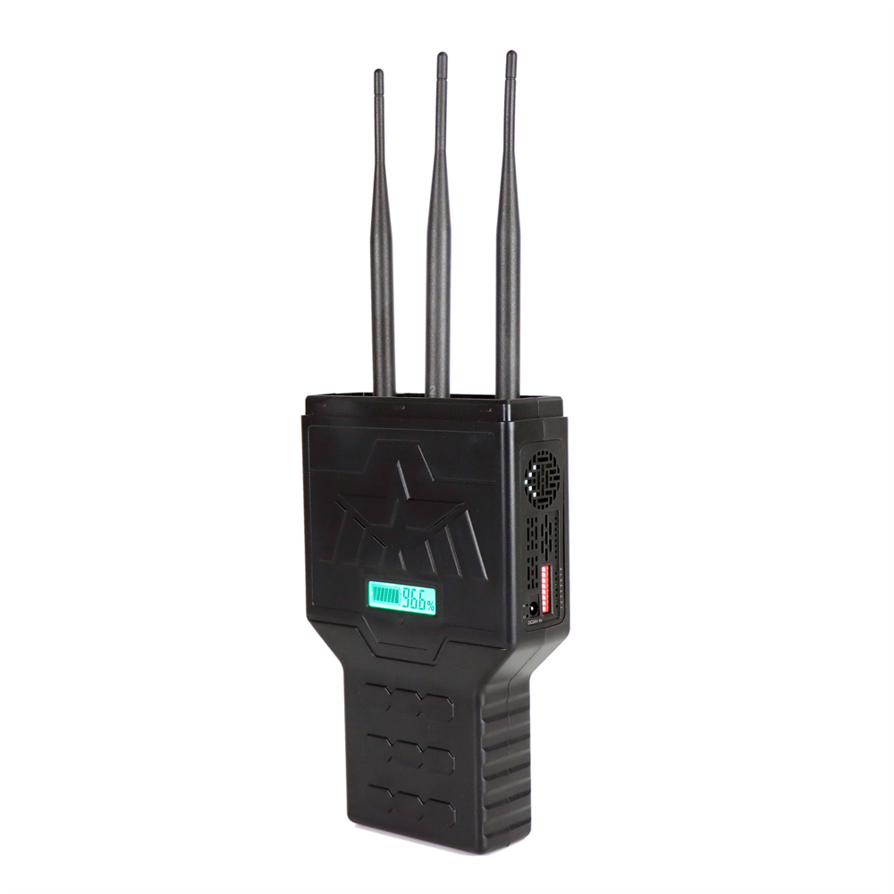 Portable WiFi camera jammer with LCD display and 40m range