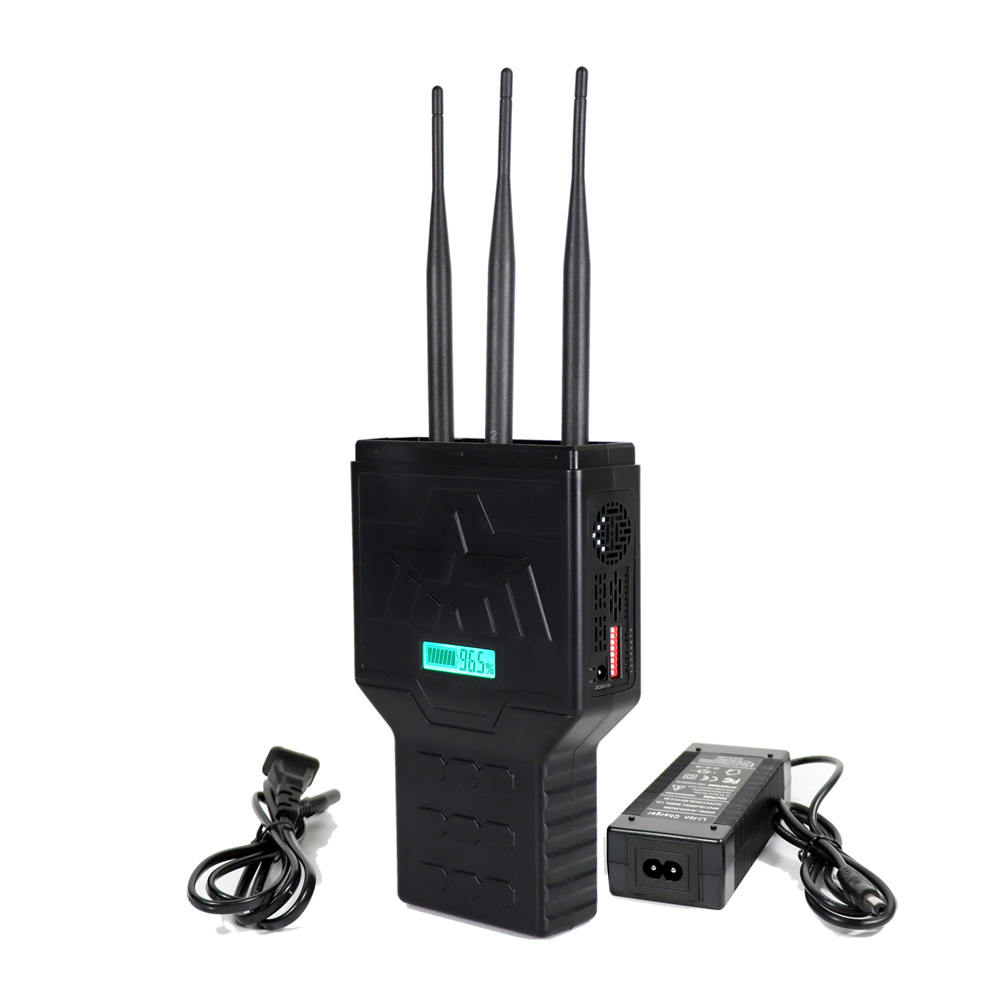 6W Wireless signal blocking device with rechargeable battery system